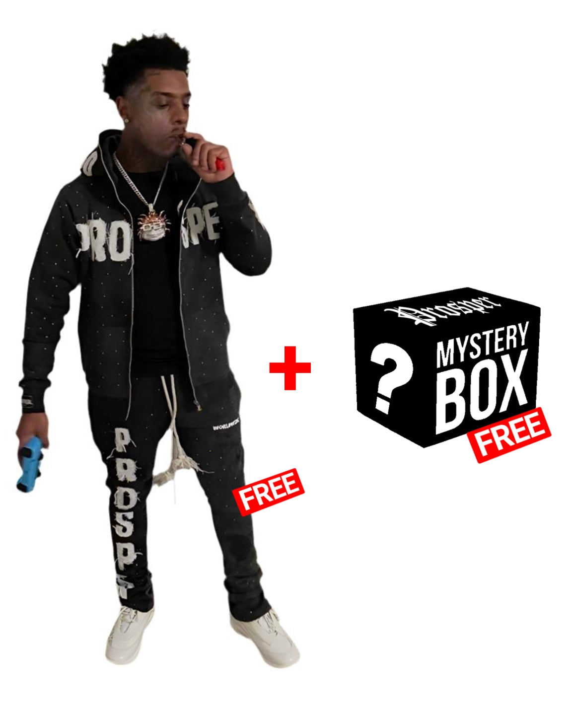 BLACK JACKET  + FREE PANTS = FREE ITEM