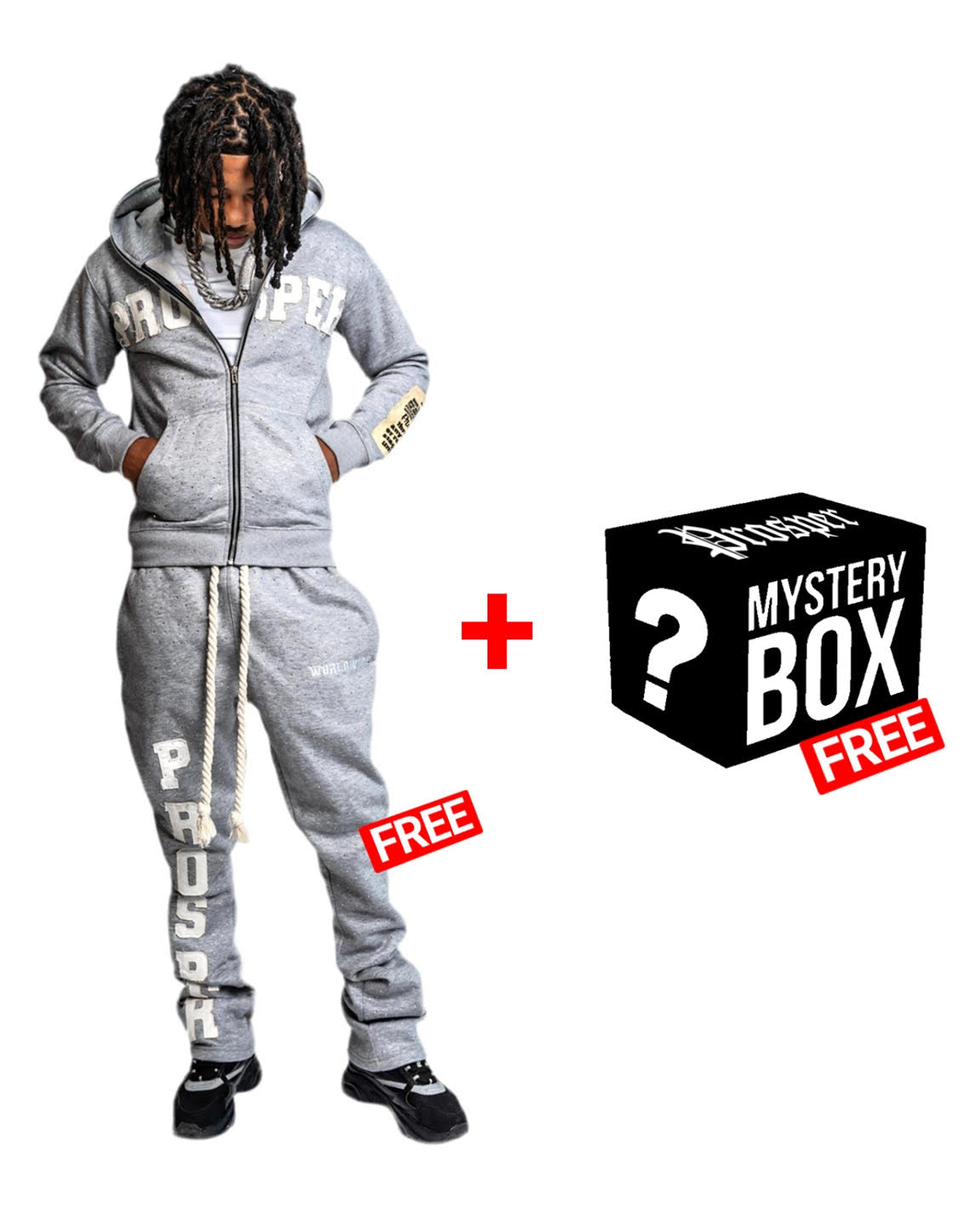 GRAY JACKET  + FREE PANTS = FREE ITEM