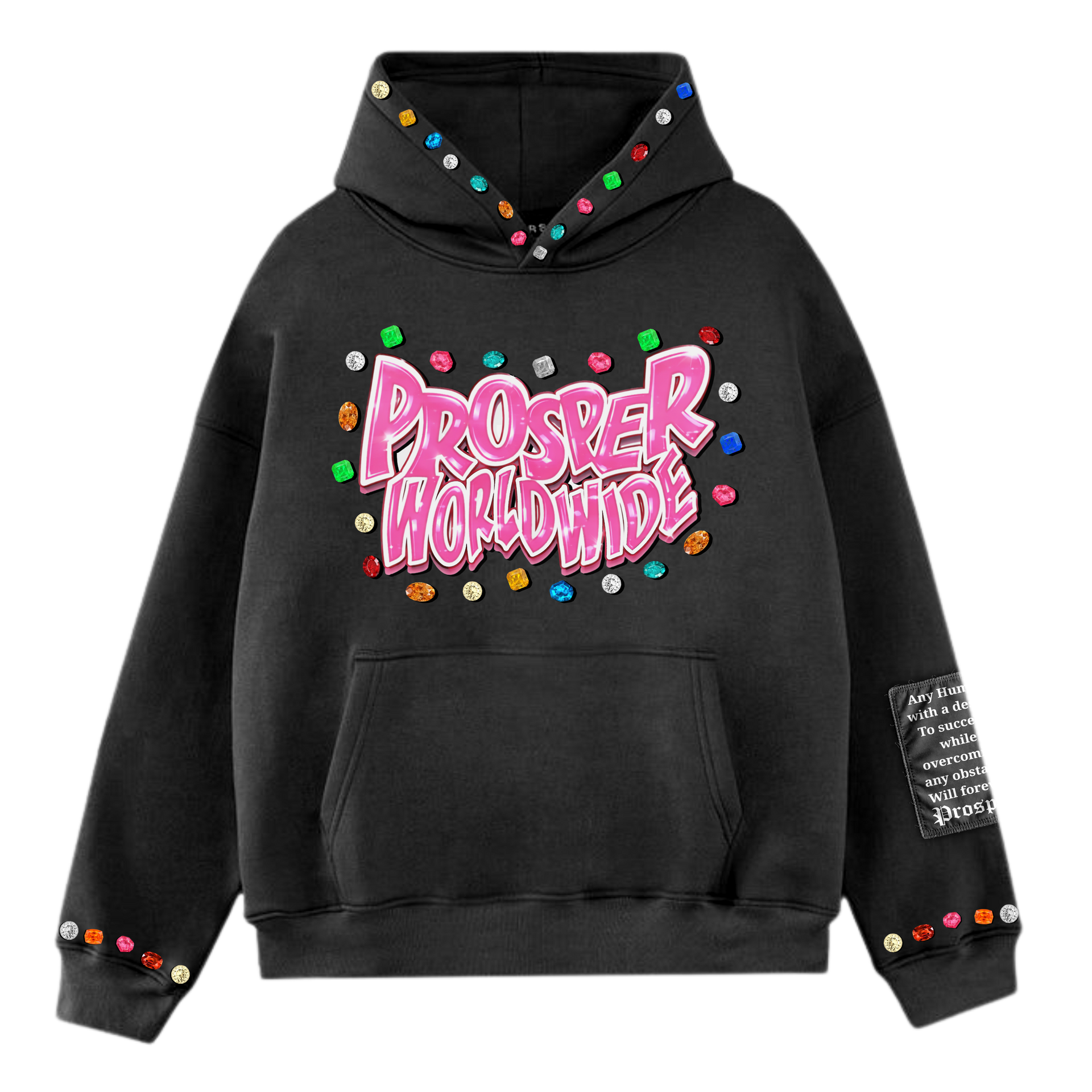 PINK "DESTINED" GEMSTONE JACKET